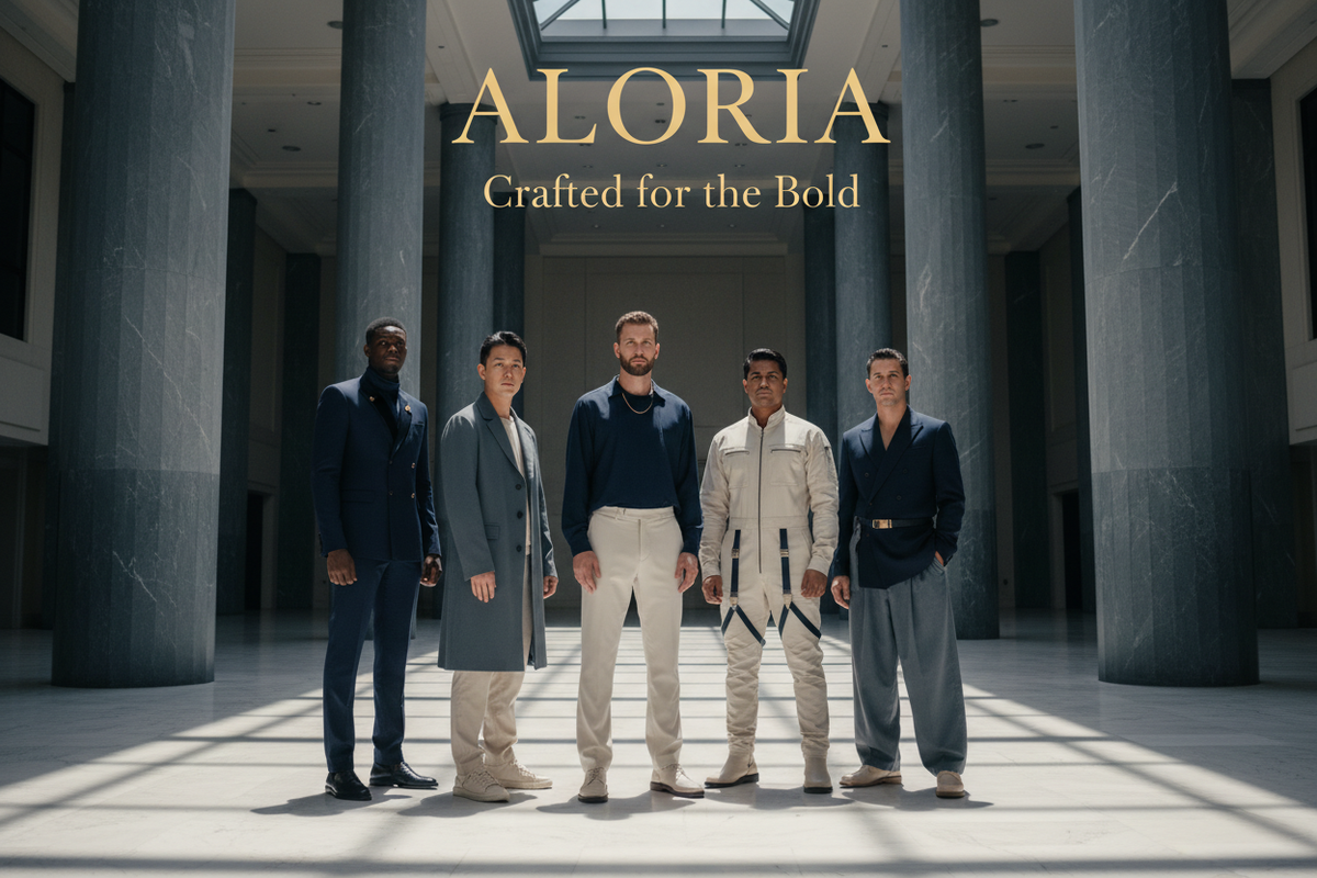 ALORIA Menswear Grand Banner